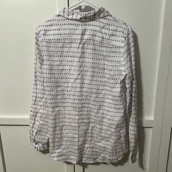 Cynthia Rowley Bee Linen Button Down - Picture 3 of 3